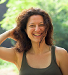 Yoga instructor Sally Goldfinger